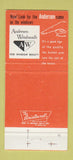 Matchbook Cover - Andersen Windows Kimball Russell Detroit MI 30 Strike
