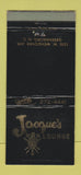 Matchbook Cover - Jacque's Lounge Greensboro NC WEAR 30 Strike