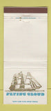 Matchbook Cover - Flying Cloud Restaurant Raleigh NC 30 Strike