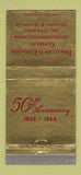 Matchbook Cover - Douglas & Lomason Company Detroit MI 1952 30 Strike