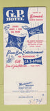 Matchbook Cover - GP Hotel Bismarck ND 30 Strike