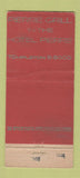 Matchbook Cover - Hotel Pierre New York City 30 Stick