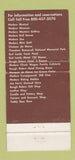 Matchbook Cover - Rough Riders Hotel Medora ND WEAR 30 Strike