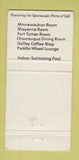 Matchbook Cover - Artclare Motel Devils Lake ND 30 Strike