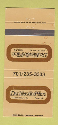 Matchbook Cover - Doublewood Inn Fargo ND 30 Strike