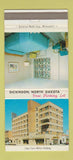 Matchbook Cover - Village Inn Restaurant Dickinson ND 30 Strike