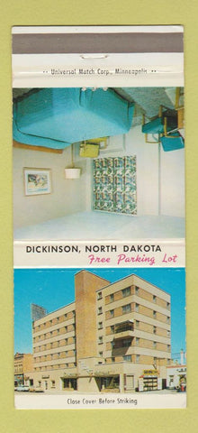 Matchbook Cover - Village Inn Restaurant Dickinson ND 30 Strike