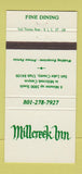 Matchbook Cover - Millcreek Inn Salt Lake County UT Millcreek Canyon 30 Strike