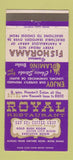 Matchbook Cover - Royal Restaurant Boise ID #2 30 Strike