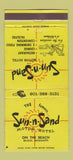 Matchbook Cover - Sun n Sand Motor Hotel Biloxi MS WORN 30 Strike