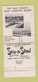 Matchbook Cover - Sun n Sand Motor Hotel Biloxi MS WORN 30 Strike