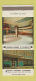 Matchbook Cover - Joliet Federal Savings IL #2 30 Strike