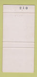 Matchbook Cover - First National Bank Joliet IL 30 Strike