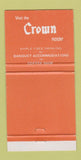 Matchbook Cover - Camelot Restaurant Spokane WA 30 Strike