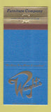 Matchbook Cover - Wright's Furniture Gonzales Baton Rouge LA 30 Strike