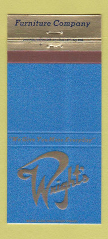 Matchbook Cover - Wright's Furniture Gonzales Baton Rouge LA 30 Strike