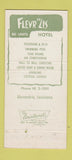 Matchbook Cover - Fleur De Lis Hotel Alexandria LA 30 Strike