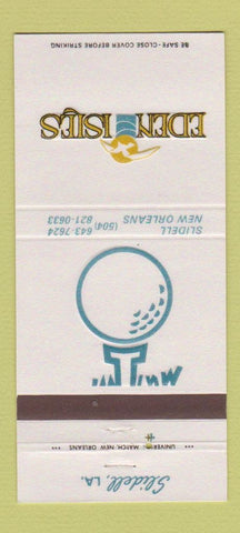 Matchbook Cover - Eden Isles Golf Slidell LA 30 Strike