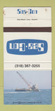 Matchbook Cover - Sea Con New Iberia LA underwater welding WEAR 30 Strike