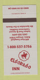 Matchbook Cover - Eldorado Inn Baker OR 30 Strike