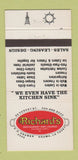 Matchbook Cover - Richard's Kitchen Supply Houma LA 30 Strike