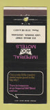Matchbook Cover - Imperial 400 Motels Lake Charles LA 30 Strike