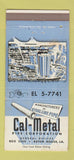 Matchbook Cover - Cal Metal Pipe Corp Baton Rouge LA WEAR 30 Strike