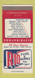 Matchbook Cover - Rio Fuel and Supply Morgan City LA 30 Strike
