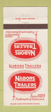 Matchbook Cover - Nabors Trailers Mansfield LA 30 Strike