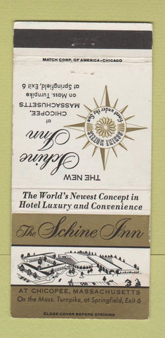 Matchbook Cover - Schine Inn Chicopee MA 30 Strike