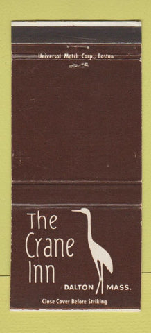 Matchbook Cover - Crane Inn Dalton MA 30 Strike