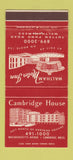 Matchbook Cover - Cambridge Hotel Waltham Motor Inn MA WEAR 30 Strike