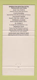 Matchbook Cover - Sheraton Boston Hotel 1965 MA 30 Strike