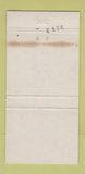 Matchbook Cover - Cottage Crest Waltham MA WEAR 30 Strike
