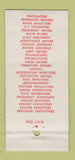 Matchbook Cover - General Radio Precision Test Cambridge MA WEAR 30 Strike