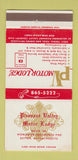 Matchbook Cover - Pleasant Valley Motor Lodge Sutton MA WEAR 30 Strike