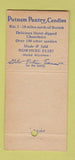 Matchbook Cover - Putnam Pantry Candy MA 30 Stick