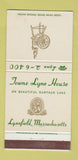 Matchbook Cover - Towne Lyne House Lynnfield MA 30 Strike