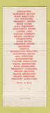 Matchbook Cover - General Radio Company West Concord MA 30 Strike