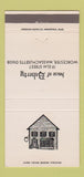 Matchbook Cover - House of Doherty Worcester MA 30 Strike