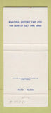 Matchbook Cover - Cape Cod MA  30 Strike
