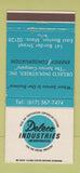 Matchbook Cover - Deleco Industries Energy Conservation East Boston MA 30 Strike