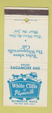Matchbook Cover - White Cliffs of Plymouth MA 30 Strike