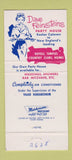 Matchbook Cover - Dave Feinstein's Party House Brookline MA 30 Strike