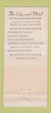 Matchbook Cover - Edgewood Motel Lenox MA 30 Strike