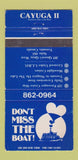 Matchbook Cover - Cayuga II Bost Crusies Toronto ON WEAR 30 Strike