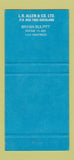 Matchbook Cover - AllencoMatches New Zealand SAMPLE 30 Strike
