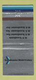 Matchbook Cover - Scandinavian World Cruises 30 Strike