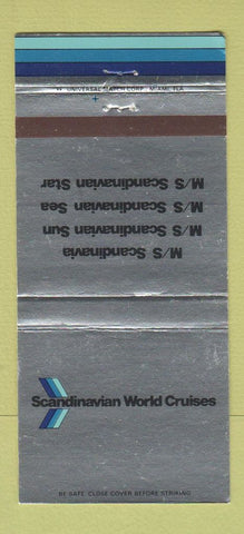 Matchbook Cover - Scandinavian World Cruises 30 Strike