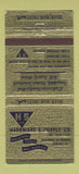 Matchbook Cover - Hardware and Supply Machinery Tools Chester PA 30 Strike